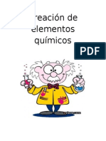 Creación de Elementos Químicos