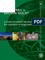 Bio Slurry - Brown Gold? Literature For Production Biogas