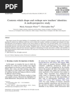 Download Contexts Which Shape and Reshape New Teachers Identities_ a Multi-perspective Study by Mariela Urbina Cerda SN283545027 doc pdf