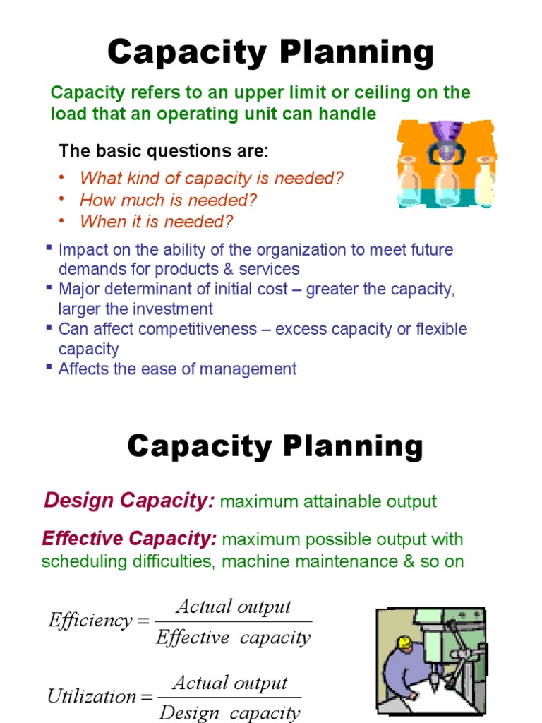 Effective Capacity Planning Strategies | PDF | Labour Economics ...