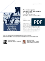 Photoshop para Disenadores Esenciales de Tipografia