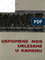Uspomene NOB Uklesane U Kamenu - Antun Kozina (1966)