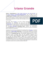 Ariana Grande Biografia 