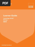163030 Cambridge Learner Guide for Igcse Biology