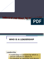 Who Is A Leadership