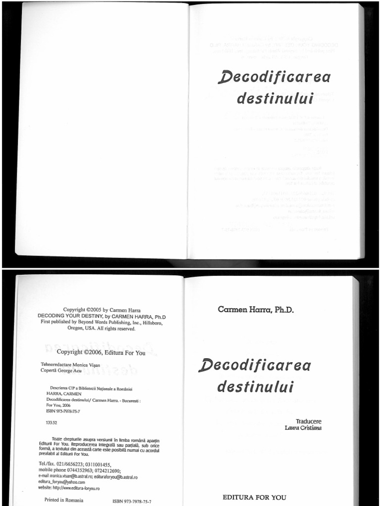 Anatol Basarab Numerologia In Vi At A Fiecaruia
