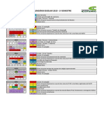 Calendário Faculdade COTEMIG 2015-1