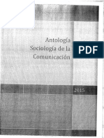 Antología de Sociología de La Comunicación