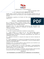 Lei 5810-94 - Regime Jurídico Único Do Estado Do Pará