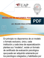 Modelos de Informes Psicológicos PDF