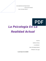 Psicología actual y teoría de Piaget