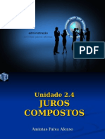 Matematica Unidade 9 - Juros Composto