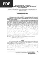 Download PENGARUH AUDIT INTERNAL TERHADAP EFEKTIVITAS PENGENDALIAN INTERN BIAYA PRODUKSI by Hanum Rahma SN283570994 doc pdf