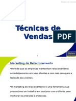 Apresentação - Marketing de Relacionamento - Treinamento Técnicas de Vendas