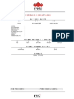 Form Pendaftaran FFPJ 2015
