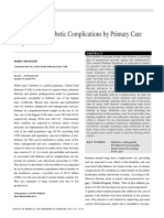 Detection of Diabetic Complications by Primary Care Physicians