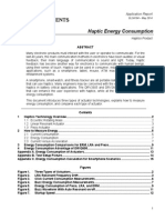 Haptic Energy Conversion