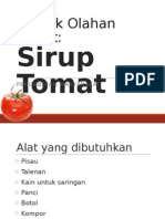 Sirup Tomat