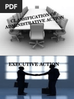 Classification of Admin Action