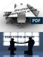 Classification of Admin Action