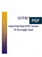 Isolated Switch-Mode DC/DC Converters DC Power Supply Control