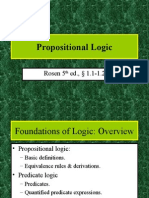 Propositional Logic Rosen 5th