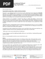 Download Experiential Learning Trips - Update 1st October 2015 M by Uplands School SN283590089 doc pdf
