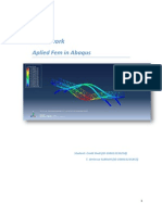 Static Analysis of 3D Bridge With Abaqus