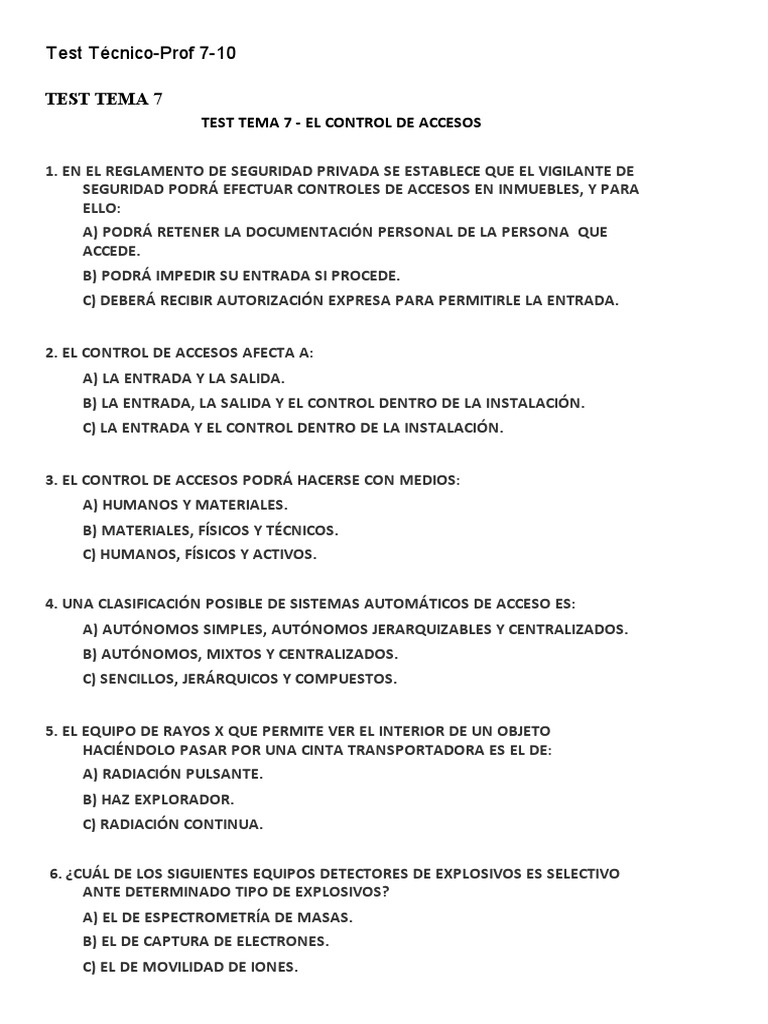 Control de Accesos y Seguridad Industrial | PDF | Bancos | Transporte