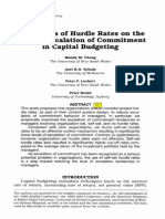 The Balance Scorecard: Judgemental Effect of Common and Unique Performance Measures