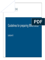 Lecture Guidelines IBMS BoQ