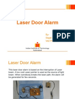 Laser Door Alarm Detects Intruders