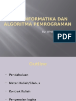 Materi Logika Informatika Dan Algoritma Pemrograman