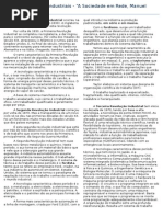 As Três Revoluções Industriais - “a Sociedade Em Rede, Manuel Castells.”