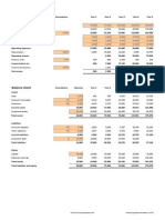 Financial Projections Template V 1.34.01