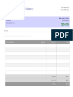 Invoice Template For Invoices