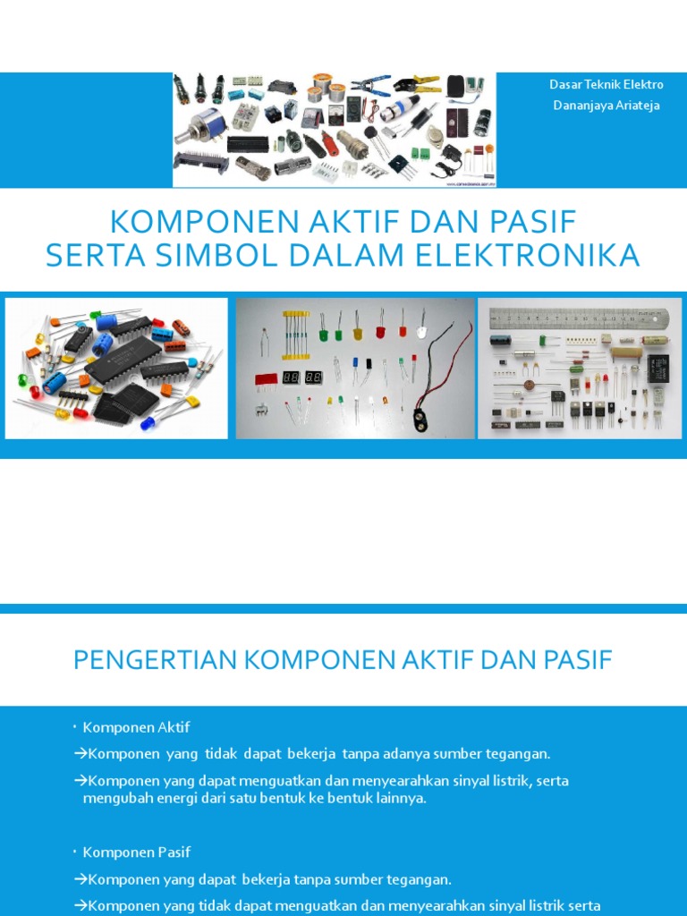 Komponen Aktif Dan Pasif Pdf