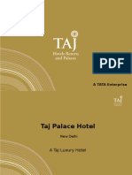 Hotel Taj Palace Presentation