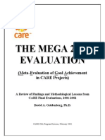 Meta-Evaluation of Goal Achievement in CARE Projects