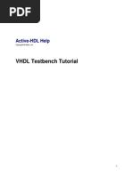 VHDL Testbench Tutorial