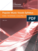 Popular Music Vocals