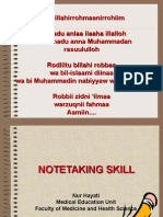 Writing Notetaking Skills