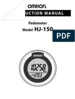 Instruction Manual: Pedometer