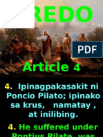Kredo Article 4