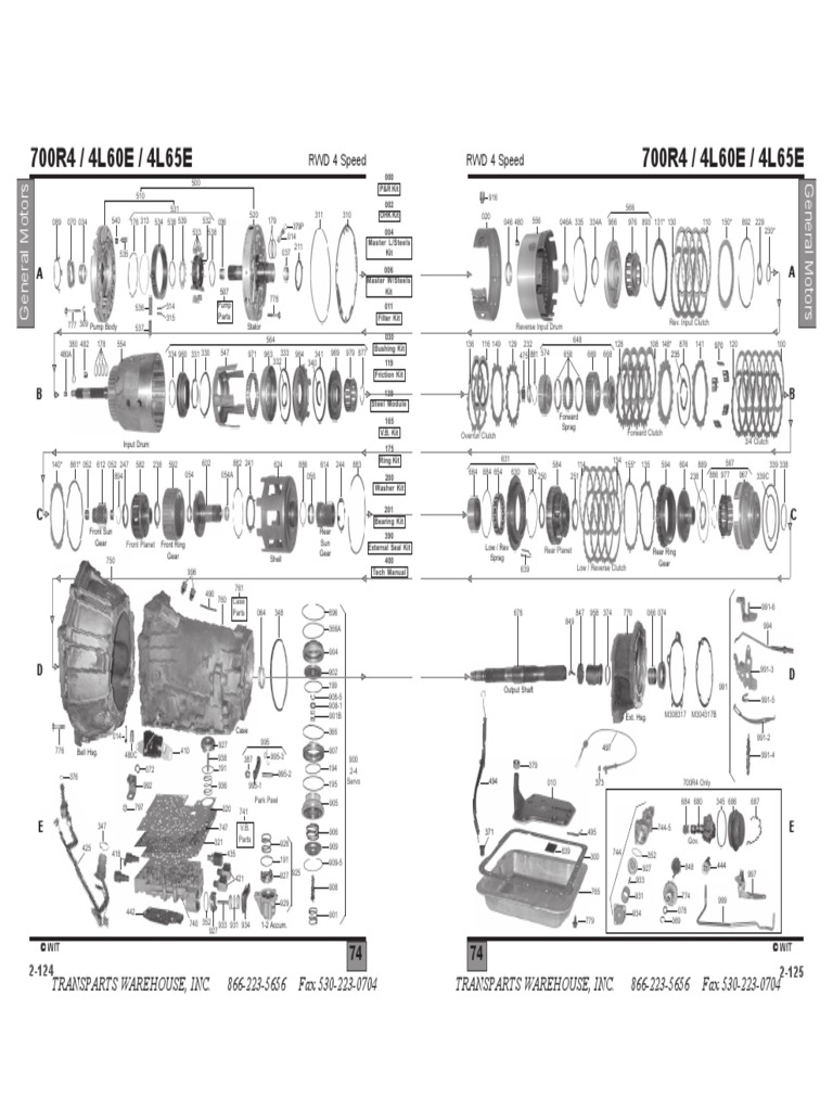 700r4 diagram Vehicle Technology Land Vehicles