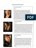 The Hunger Games Character Profile