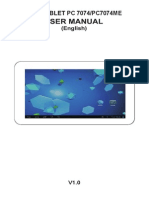 English Manual For Tablet Titan 7074me.v1.0