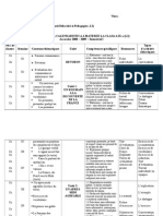 Planificare Limba Franceza Clasa A IX-A L2