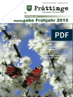 Tuxer Prattinge - Ausgabe Frühjahr 2015