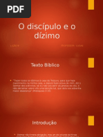 O Discípulo e o Dízimo